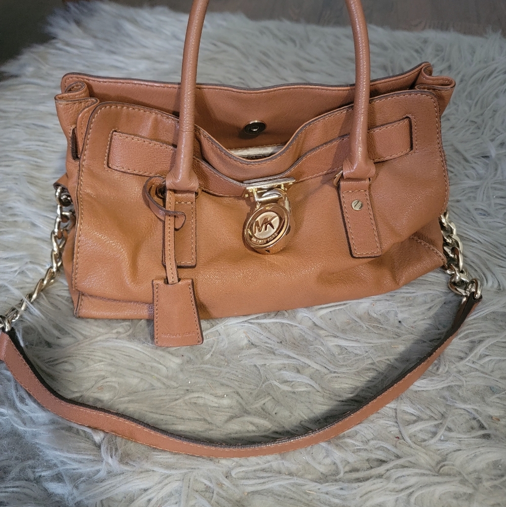 Michael Kors Tan Leather Handbag